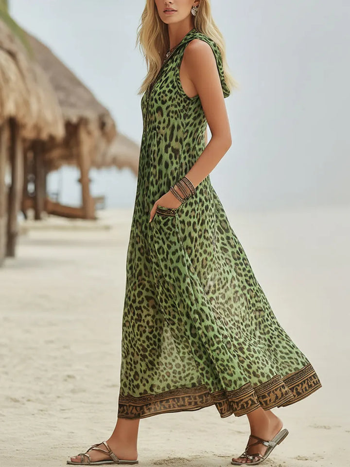 Sienna | Relaxed Print Midi Dress