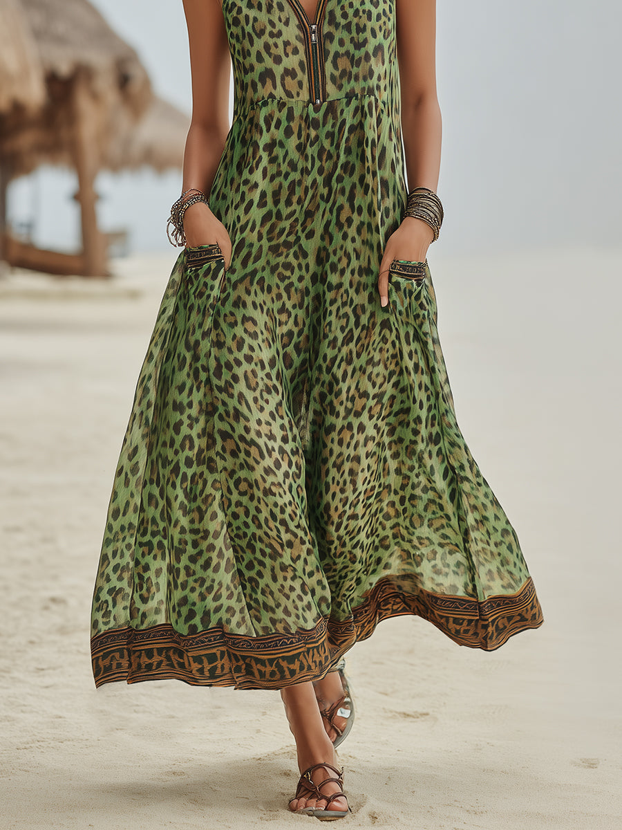 Sienna | Relaxed Print Midi Dress