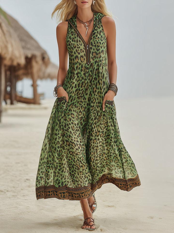 Sienna | Relaxed Print Midi Dress