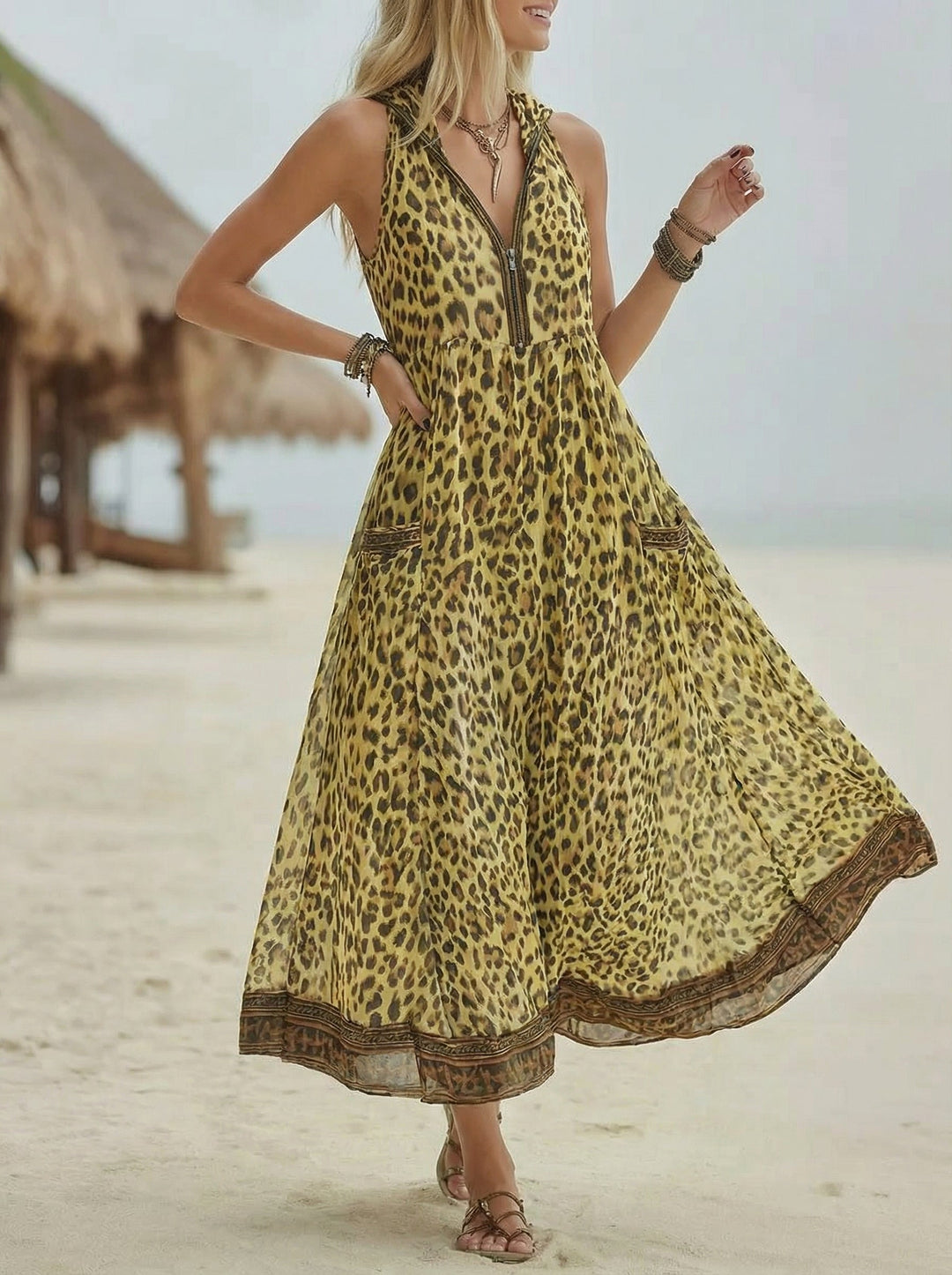 Sienna | Relaxed Print Midi Dress